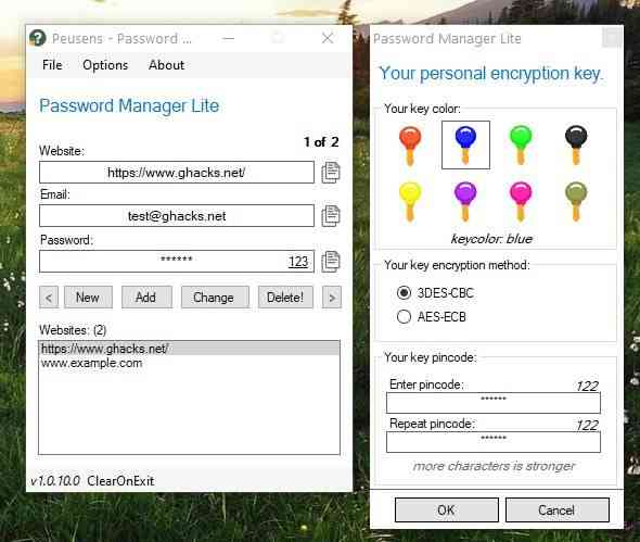 Peusens-Password-Manager-Lite-save-passwords-to-encrypted-offline-database