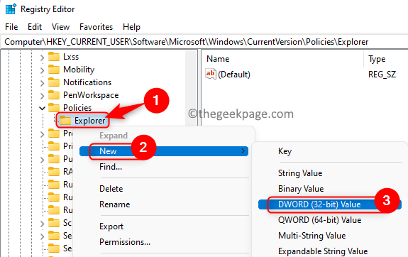Registry-User-Software-Microsoft-Windows-Policies-Explorer-create-new-entry-min