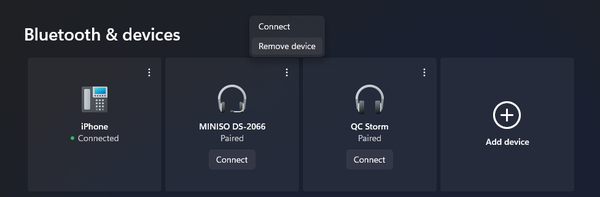Remove-Bluetooth-Device-Windows-11