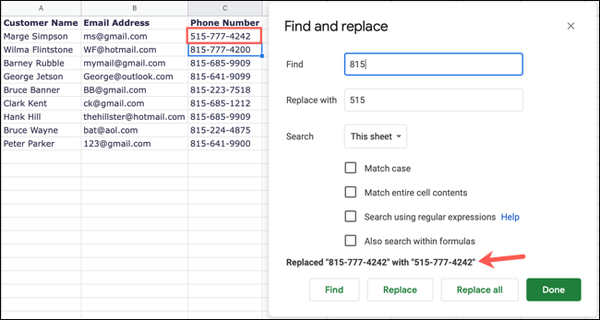 ReplacedOne-GoogleSheetsUpdateData