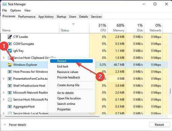 Restart-Windows-Explorer