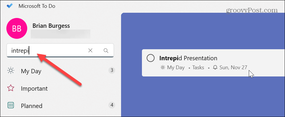 SEARCH-TO-DO