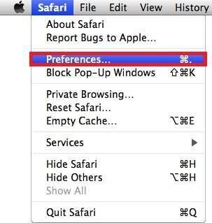 Safari-Preferences-Menu