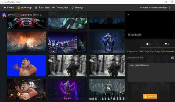 ScreenPlay-select-wallpaper ScreenPlay-select-wallpaper