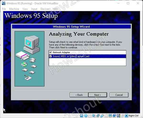 Select-network-card-Win-95
