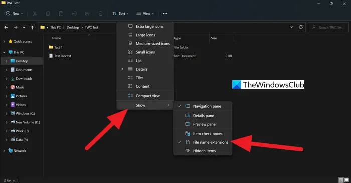 Show-or-Hide-File-Name-Extensions