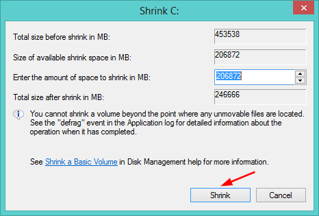 Shrink-new-volume