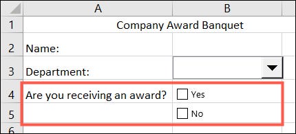 UseCheckboxes-ExcelBasicForm