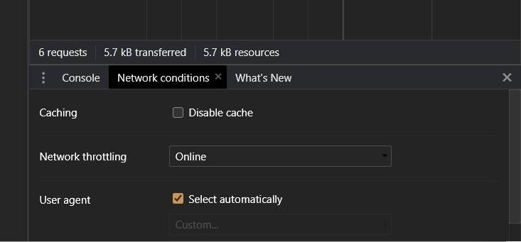 User-agent-selection
