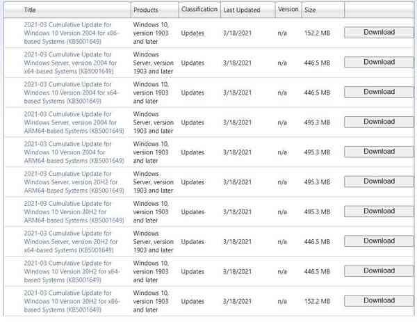 Windows-10-KB5001649-installer