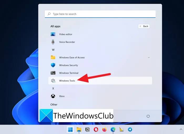 Windows-Tools-in-Start-Menu-apps