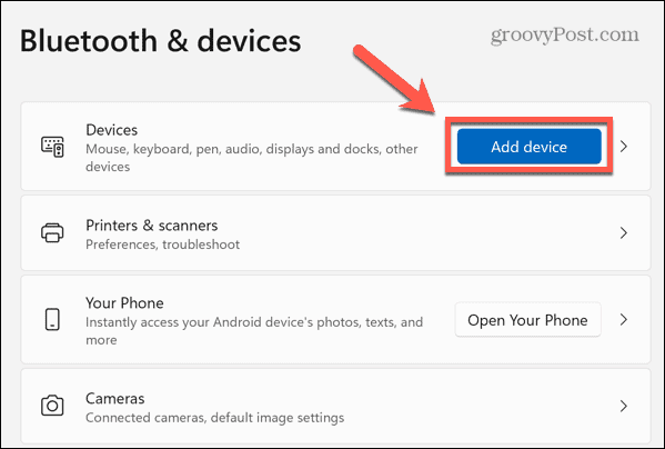 connect-airpods-windows-11-add-device