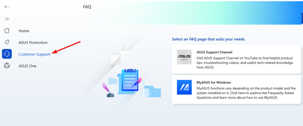 customer-support-myasus