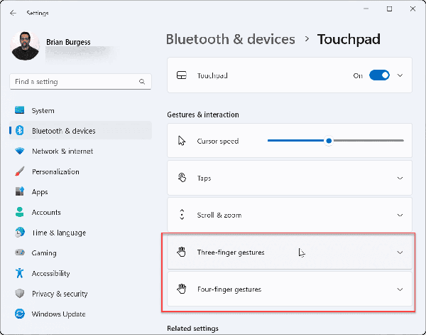 customize-touchpad-gestures-on-Windows-11