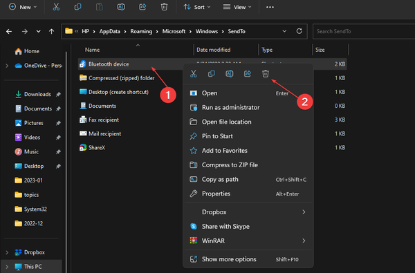 delete-Bluetooth-device-in-sendto-folder delete-Bluetooth-device-in-sendto-folder
