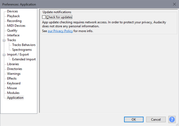disable-update-checking-audacity