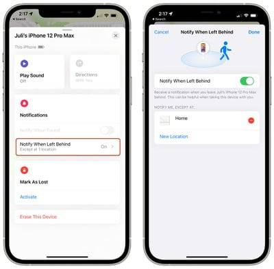 find-my-ios-15-separation-alert