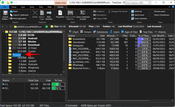find-space-used-on-android-using-windows-wirelessly-18
