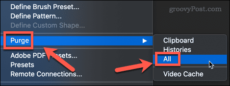 fix-photoshop-scratch-disk-full-error-purge-all