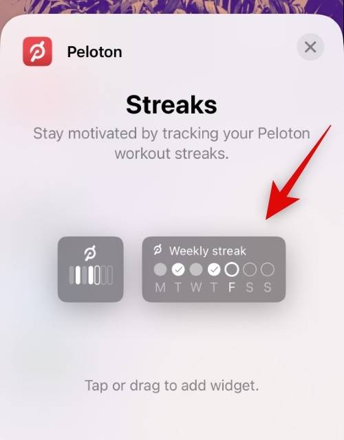 how-to-add-peleton-widget-to-lock-screen-4