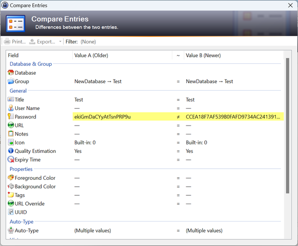 keepass-compare