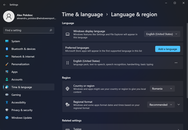 language