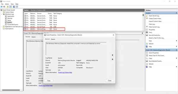 memory-diagnostics-information
