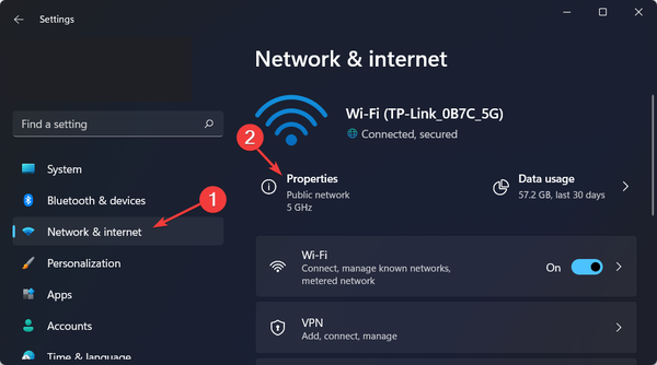 network-properties