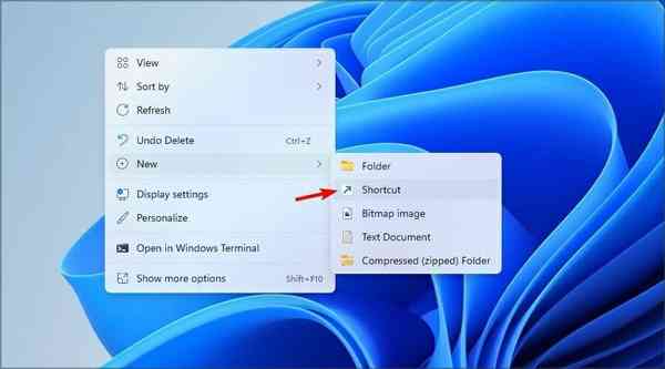 new-shortcut new-shortcut