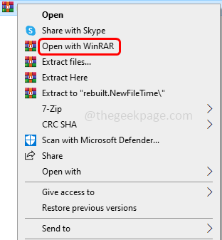 open_winrar open_winrar