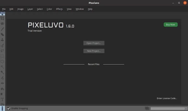 pixeluvo-user-interface
