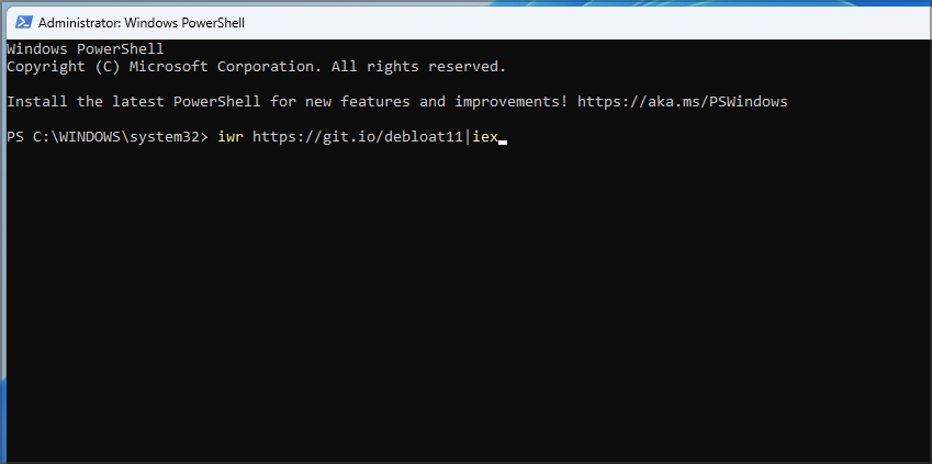 powershell-debloat
