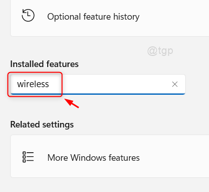 search-wireless-in-installed-features-win11