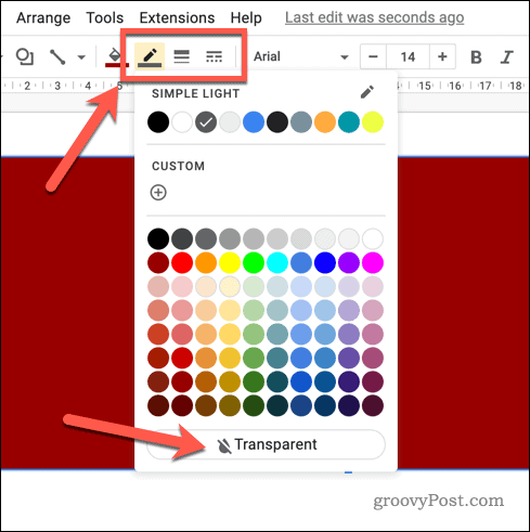 slide-shape-transparency-options