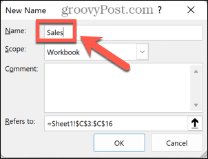 sum-column-excel-defined-name