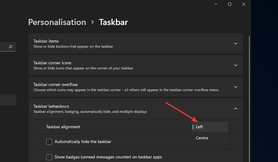 taskbar-alignment-settings taskbar-alignment-settings