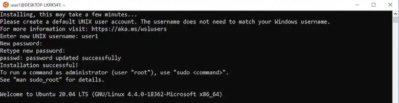 ubuntu-subsystem ubuntu-subsystem