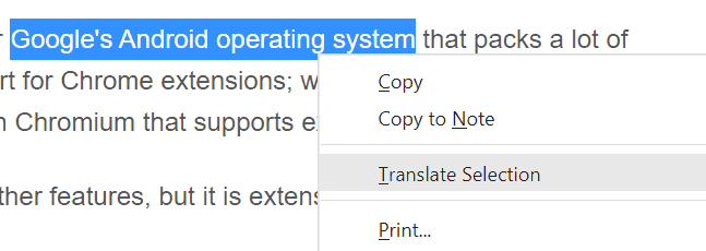 vivaldi-browser-translate-selection