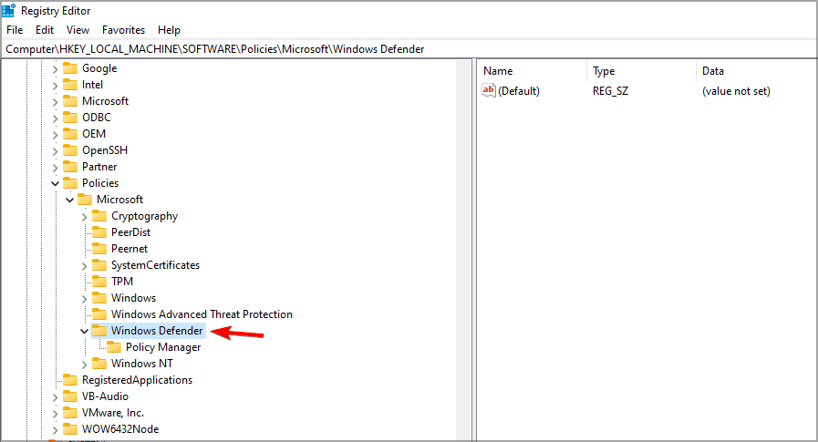 windows-defender-registry windows-defender-registry