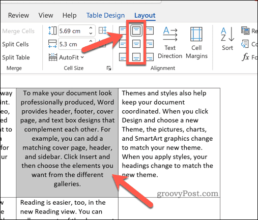 word-set-table-text-alignment