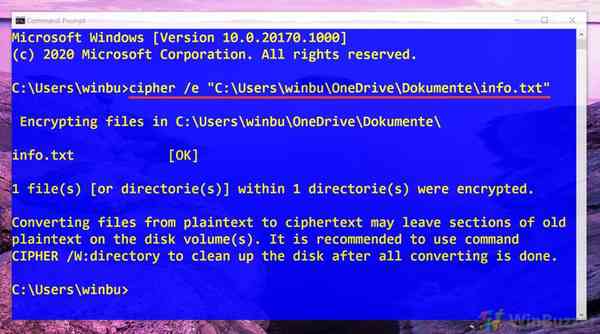 04.2-Windows-10-Command-Prompt-Enter-the-Command-to-Encrypt-the-File-2