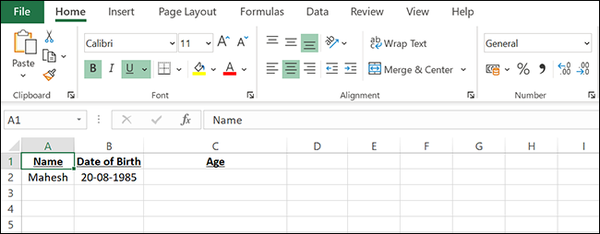 1-age-years-spreadsheet