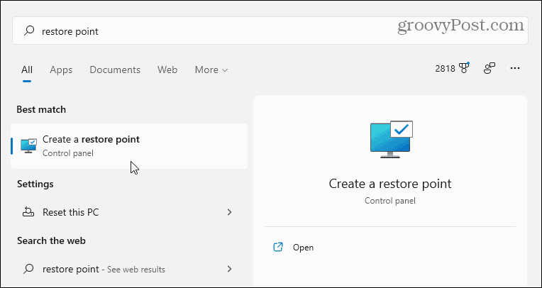1-search-restore-point-windows-11