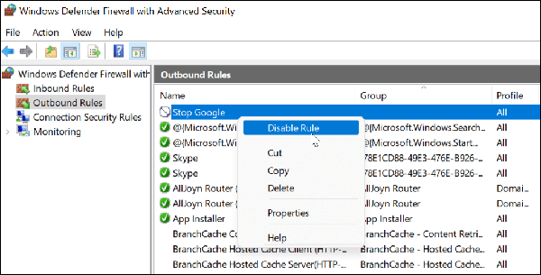 10-Disable-Outbound-Rule-Windows-Defender-Firewall