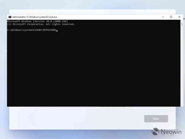 在没有 Internet 连接的情况下设置 Windows 11 家庭版