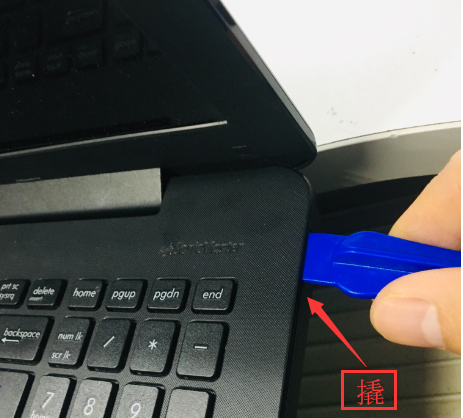 华硕X555-L更换硬盘，拆机