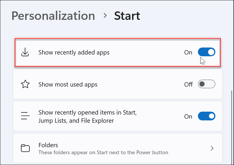 2-show-recently-added-apps