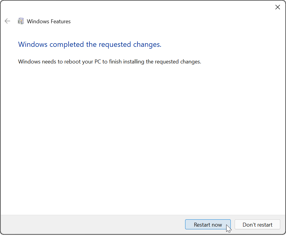 3-Restart-to-complete-installation