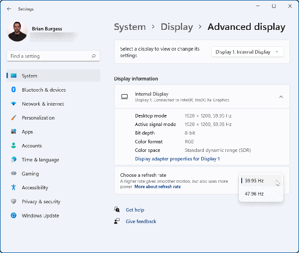3-refresh-rate-display-information