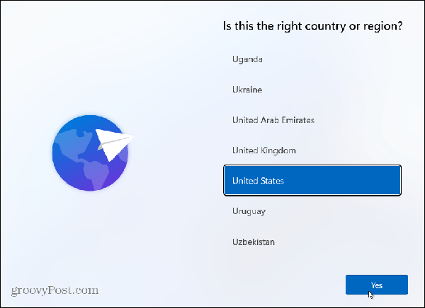 6-Choose-Country-Install-Windows-11